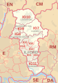 IG postcode area map