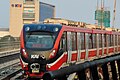 Image 41Jabodebek LRT arriving to Dukuh Atas station. (from Transport in Jakarta)