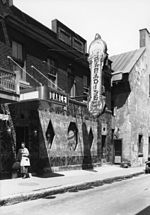 Le Cabaret Chinese Paradise dans les années 1930.