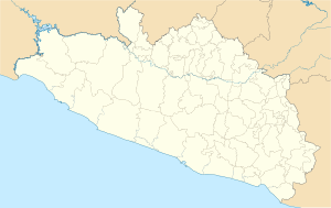 Juchitán is located in Guerrero