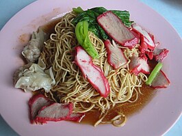 Mie met wantan en char siew