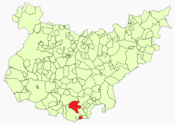 Location in Badajoz