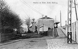 Station Halfweg; circa 1909.