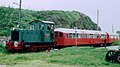 Diesel-Lok D100 Elizabeth mit Londoner U-Bahn-Wagen (1993)