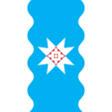 Bandeira oficial de Muhu