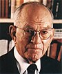 J. William Fulbright, former U.S. Senator and founder of the Fulbright Program; Law School, '34