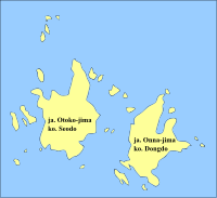 Location of 獨島 （韩语：독도／獨島；日语：竹島／たけしま）