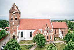 Sankta Maria kyrka i juli 2021