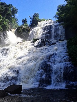 Waterval Pancada Grande in de gemeente Ituberá