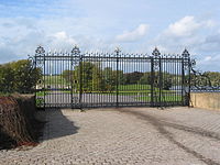 Wrought iron gate