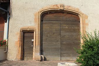 Entrée de l'abbaye de Crottet.