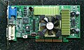 Carte graphique GeForce3 Ti 500 (2001).