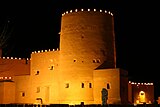 Poeh Museum tower, the tallest adobe structure in New Mexico, US