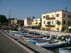 Promenade und Hafen in Bardolino, 2005