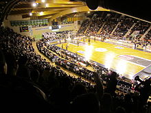 Le Palais des sports de Beaublanc, occupée par Limoges