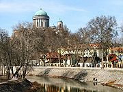 De Kleine Donau in Esztergom, Hongarije