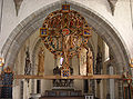 Anônimo: crucifixo monumental na Igreja de Öja, Gotland, Suécia. Madeira policroma, c. 1275-1290