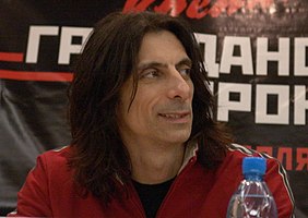 Scott Travis in Moscow in 2004