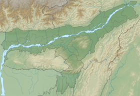 Voir sur la carte topographique de l'Assam