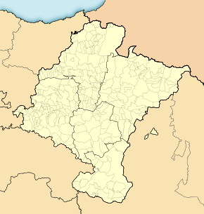 Leiza ubicada en Navarra