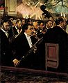 Edgar Degas, L'Orchestre de l'Opéra (musée d'Orsay, vers 1870)