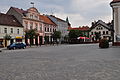 Rynek (Market Square) filled with colourful historic townhouses