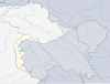 Map of Azad Kashmir with Greater Kashmir