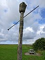 Sturmflutsäule beim Alten Küstenmuseum