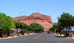 U.S. Route 89 through Kanab