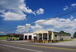 Businesses along Main Street in Section