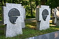 Memorials to fallen soldiers.