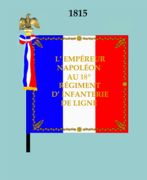 Drapeau modèle de 1815 (avers)