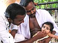 Image 2Annaprashanam is the rite of passage where the baby is fed solid food for the first time. The ritual has regional names, such as Choroonu in Kerala. (from Samskara (rite of passage))