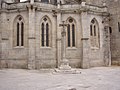 Catedral de Lugo. Arcada apuntada do lado noroeste con cruceiro