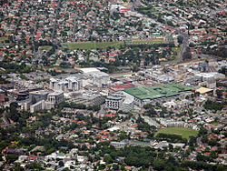 Aerial view of Claremont