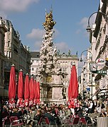 Sidewalk cafe in Vienna, Austria