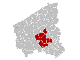 Arrondissement di Roeselare – Mappa