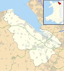 Lluesty Hospital is located in Flintshire