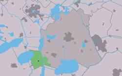 Location in the former Skarsterlân municipality