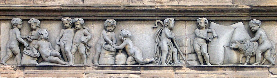 Putti eus an XIXvet kantved e Leith, Bro-Skos. Amañ int stag ouzh buhez ar porzh.