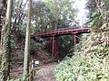 Reconstructed bridge of Takiyama Castle