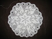 Eichelwald doily designed by Herbert Niebling