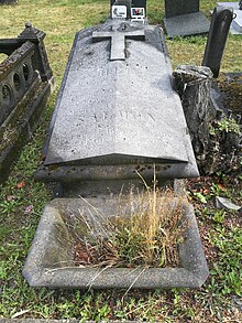 Sépulture de Joseph Hel au Cimetière de l'Est à Lille