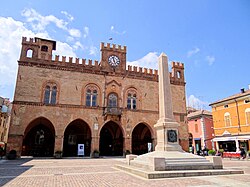 Town Hall and Garibaldi Obelisk