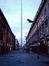 De Spire of Dublin is een voorbeeld van een spits in moderne context.