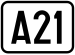 Cartouche signalétique représentant l'A21