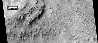 More ridges from the same place as the previous two images, as seen by HiRISE under HiWish program