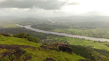 Vaitarna river from the fort