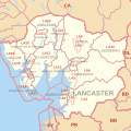 LA postcode area map