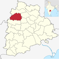 Location in Telangana